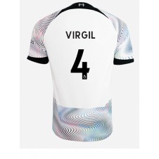 Liverpool Virgil van Dijk #4 Bortatröja 2022-23 Korta ärmar